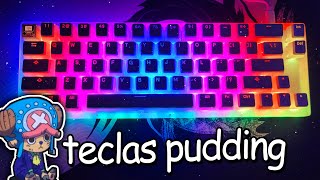 Tunando meu teclado com teclas pudding do Aliexpress e uma keycap personalizada [upl. by Dareece249]