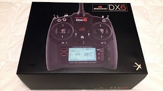 Spektrum DX6 6Channel DSMX Transmitter Unboxing and Review [upl. by Ahtnams351]