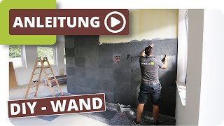 DIY Wandgestaltung mit Naturstein  planeo Stonewall [upl. by Leivad]