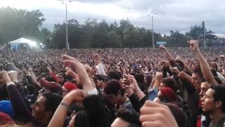 panteon rococo EN VIVO acabame de matarestrella roja  rock al parque 2017 [upl. by Armington42]