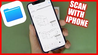 How To Scan Documents On iPhone iPhone 13 12 8 6s SE or iPad [upl. by Grizelda]