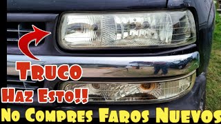 Como Reparar Los Faros De Mi Auto  Como Restaurar Faros De Auto  automobile auto [upl. by Enelyk]