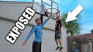 7 Year Old EXPOSES Older Brother in 1v1 Basketball  Colin Amazing [upl. by Annabal561]