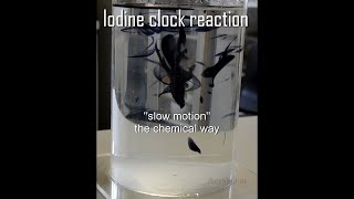 Awesome iodine clock reaction in slow motion [upl. by Limay655]