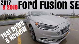 2017  2018 Ford Fusion SE 060 amp Review [upl. by Earb]