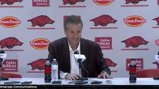 🤣 Funny John Calipari Press Conference at Arkansas  Classic [upl. by Vasili]