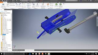 Performing a center line constraint  Inventor 2018 tutorial [upl. by Reivax430]