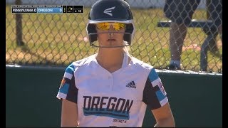 LLWS Softball 2019 Pennsylvania vs Oregon [upl. by Dianna]