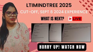 LTIMINDTREE 2025  Sept 8 2024 Actual questions  Whats next ltimindtree mindtree placement [upl. by Hedi]