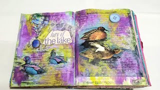 Altered Book Flip Through Altered Board Book [upl. by Odrarebe252]