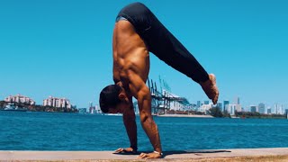 Straight Arm Press To Handstand Tutorial [upl. by Drescher]