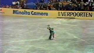 Torvill amp Dean GBR  1980 World Championships Ice Dancing Free Dance Canada CTV [upl. by Pence162]