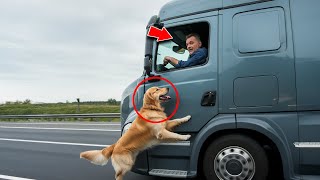 Lonely Dog Begs Trucker for Help He Breaks Down When He Sees Why [upl. by Atiek]