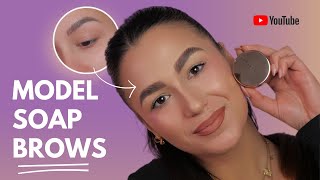 Soap Brows Tutorial for ModelWorthy Eyebrows Updated Video 2023 [upl. by Ahsille256]