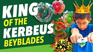 Beyblade Burst  King of the Kerbeus Beyblades New Beyblade Battle Hasbro vs Takara [upl. by Oicnevuj]