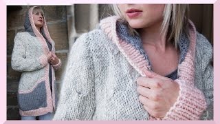 JACKE CARDIGAN STRICKEN ANLEITUNG FRÜHLING 2016 🔷 We are Knitters 🔷 [upl. by Adnawak]