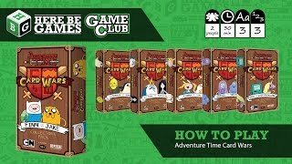 How to Play Adventure Time Card Wars  Setup and Rules [upl. by Karlee965]