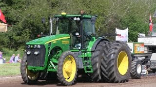 John Deere 8530 Full Pull  Tractor Pulling Nibe [upl. by Suki235]