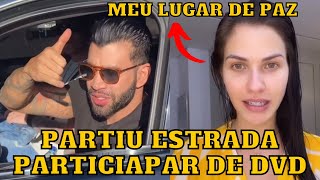 Gusttavo Lima VIAJA para participar de DVD e Andressa Suita mostra o lugar que tem SOSSEGO [upl. by Rozele]