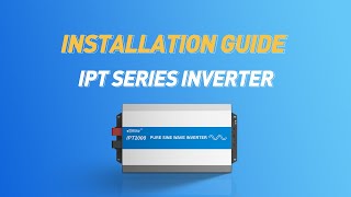 EPEVER IPT Series Inverter Installation Guide for Solar Power [upl. by Rica532]