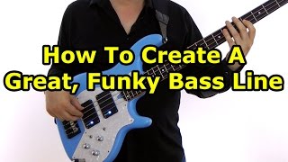 How To Build An Awesome Funky Bass Line [upl. by Elauqsap793]