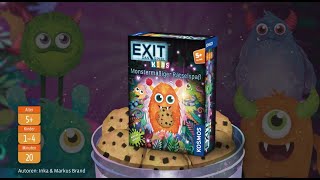 KOSMOS  Kinderspiele  EXIT®  Das Spiel Kids Monstermäßiger Raetselspaß [upl. by Aerdnuahs]