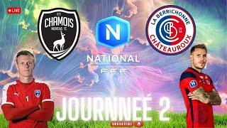 La Berrichonne de Châteauroux Chamois Niortais 2eme journnée [upl. by Ahsener]