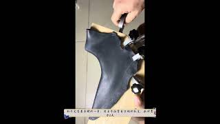 Chelsea boot crimping process [upl. by Creight]