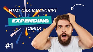 Expending Card Using HTML CSS And JavaScript  Expending Gallery  Use GitHub CodeSpaces VS Code [upl. by Liman]