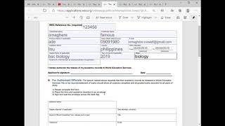 Step by Step on how to apply for your WESEducational credential assessment ECA Part 2 [upl. by Kcirrad291]