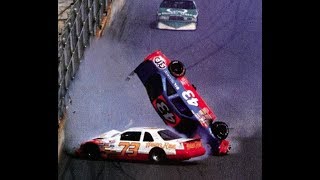 1988 Daytona 500  Richard Petty Flip  Call by MRN [upl. by Osber]