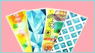 DIY Bookmarks amp Watercolor Techniques for Beginners Part 3  Watercolor DIY  How To Make Bookmarks [upl. by Remy]