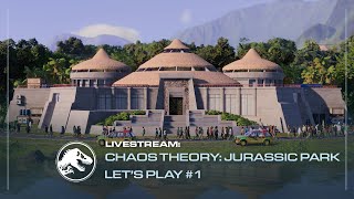 Jurassic World Evolution 2  Chaos Theory Jurassic Park  Lets Play 1 [upl. by Padraig]