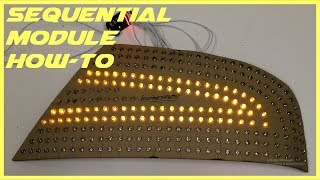 How to Build Sequential Turn Signal Tail Lights Illumaesthetic tutorials [upl. by Mcintyre514]