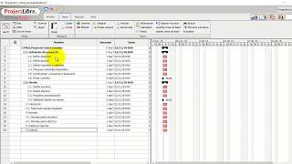 ProjectLibre Tutorial Básico 01 [upl. by Embry]
