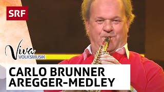 Kapelle Carlo Brunner AreggerMedley  Viva Volksmusik  SRF [upl. by Adiol]