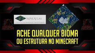 MINEATLAS  Como achar qualquer bioma ou estrutura no Minecraft  JackStoneBR [upl. by Zeus133]