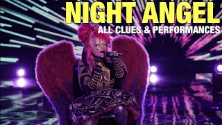 The Masked Singer Night Angel All Clues Performances amp Reveal [upl. by Doig]