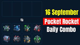 Pocket Rocket Daily Jackpot 16 September  Pocket Rocket Daily Combo 16 September [upl. by Shannen]