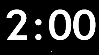 2 Minute Countdown Timer  Silently  No music [upl. by Gonzalo232]