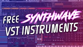 Top 7 FREE VST Instruments For Synthwave [upl. by Parnell]