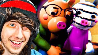 NEW ROBLOX PIGGY MOVIE REACTION [upl. by Airotnahs]