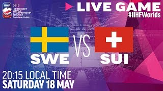 Sweden vs Switzerland  Full Game  2019 IIHF Ice Hockey World Championship [upl. by Monroy]