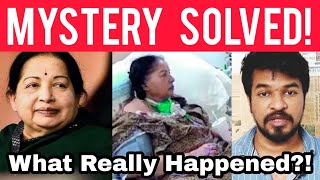 Jayalalitha Mystery Report  Tamil  Madan Gowri  MG [upl. by Henson]