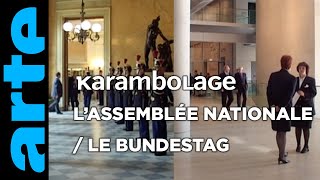 LAssemblée nationale  le Bundestag  Karambolage  ARTE [upl. by Amerigo]