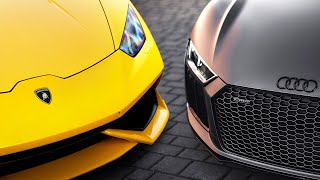 Lamborghini Huracan VS Audi R8  ¿Mismo Coche Diferente Precio [upl. by Barthel405]