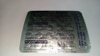 Deriphyllin Retard 150 Tablet Uses Price Side Effects Composition in hindi [upl. by Naedan928]