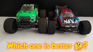 Arrma Granite BLX Compared to Arrma Vorteks BLX [upl. by Enneibaf]