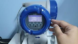 Tutorials How to access and navigate the menu for a KROHNE Flowmeter KROHNE Optisonic3400 [upl. by Natan]