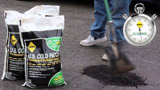 US Cold Patch 60 Second Pothole Repair [upl. by Shannan]